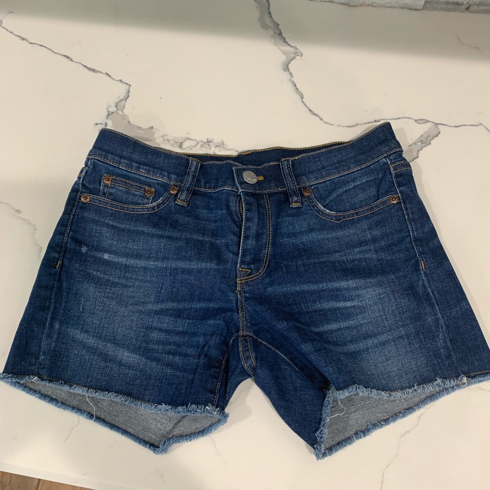 SOLD. J. Crew denim jean shorts